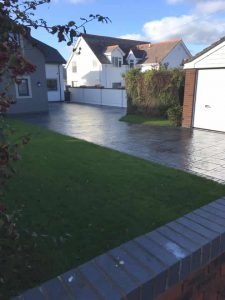 Imprinted Concrete Drive - View from Street